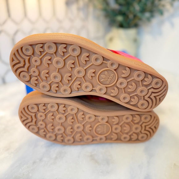 Adidas Gazelle Bold Rose Tone Better Scarlet Sneakers Size 5Y/6.5W - Picture 4 of 7